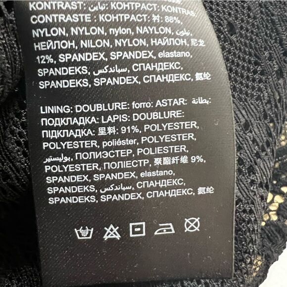 BEBE BLACK SHEILA LACE DRESS - Picture 7 of 16